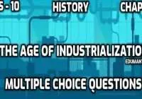 Class 10 Social Science Chapter - 4 The Age of Industrialization History MCQ Test