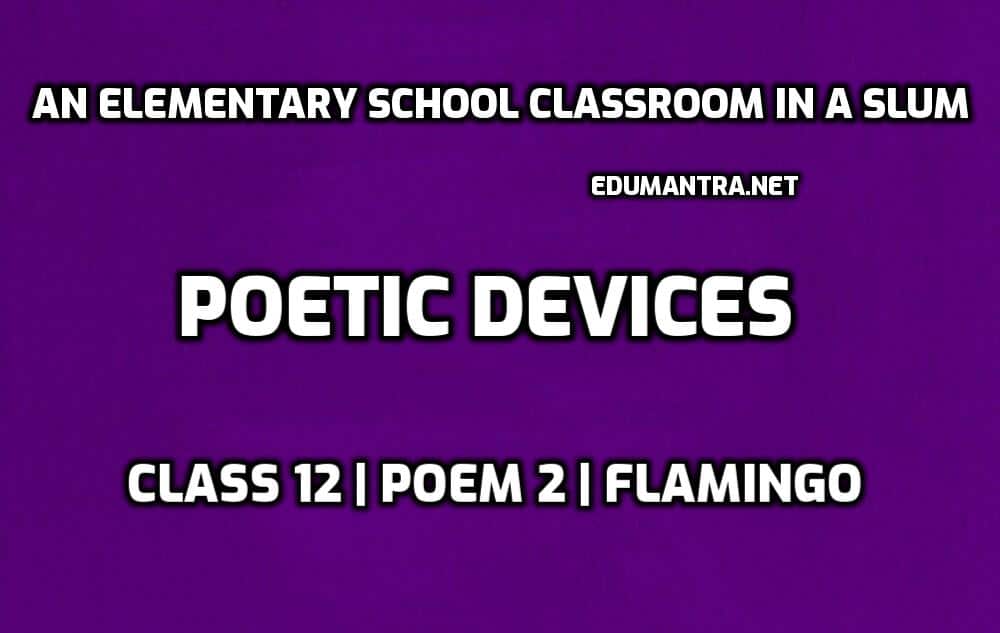 An Elementary School Poetic Devices edumantra.net