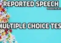 Reported Speech Multiple Choice Test Download PDF Narration MCQ