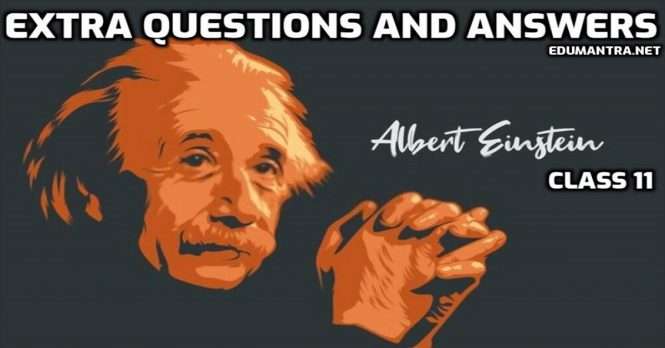 Albert Einstein Class 11 Extra Questions and Answers