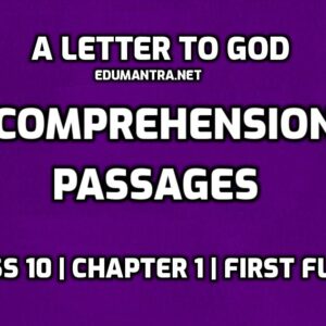 A Letter to God Comprehension Check edumantra.net