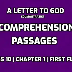 A Letter to God Comprehension Check edumantra.net
