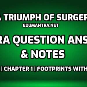 A Triumph of Surgery Extra Questions edumantra.net