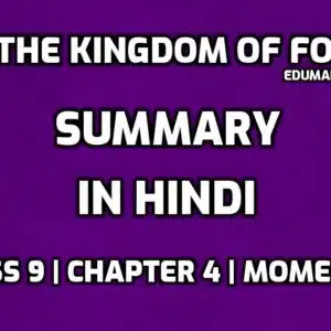 In the Kingdom of Fools Summary in Hindi edumantra.net