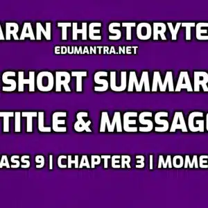 Iswaran the Storyteller Short Summary edumantra.net