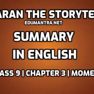 Iswaran the Storyteller Summary in English edumantra.net