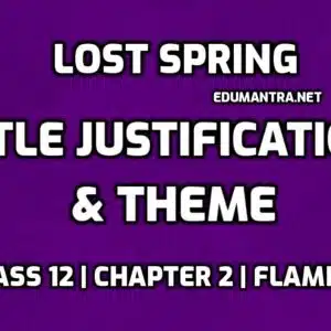Lost Spring Theme edumantra.net