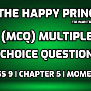 The Happy Prince MCQ edumantra.net