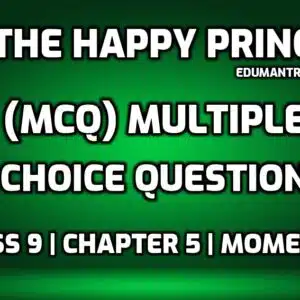 The Happy Prince MCQ edumantra.net