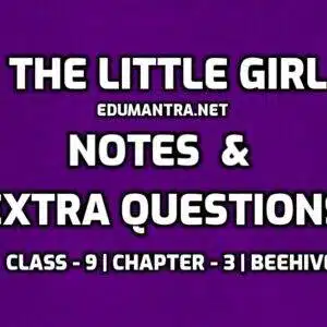 The Little Girl Extra Questions edumantra.net