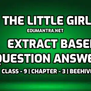 The Little Girl Extract Based Questions edumantra.net