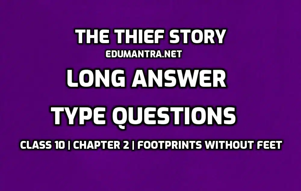 The Thief Story Long Question Answer edumantra.net