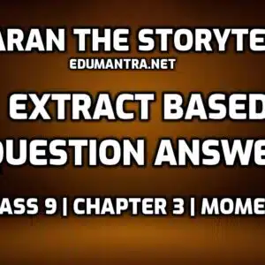 Iswaran the Storyteller Extract Based Questions edumantra.net