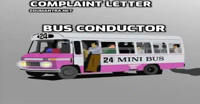 Complaint Against Bus Conductor Rude Behaviour