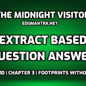 The Midnight Visitor Extract Based Questions edumantra.net