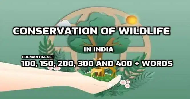 Conservation of Wildlife in India
