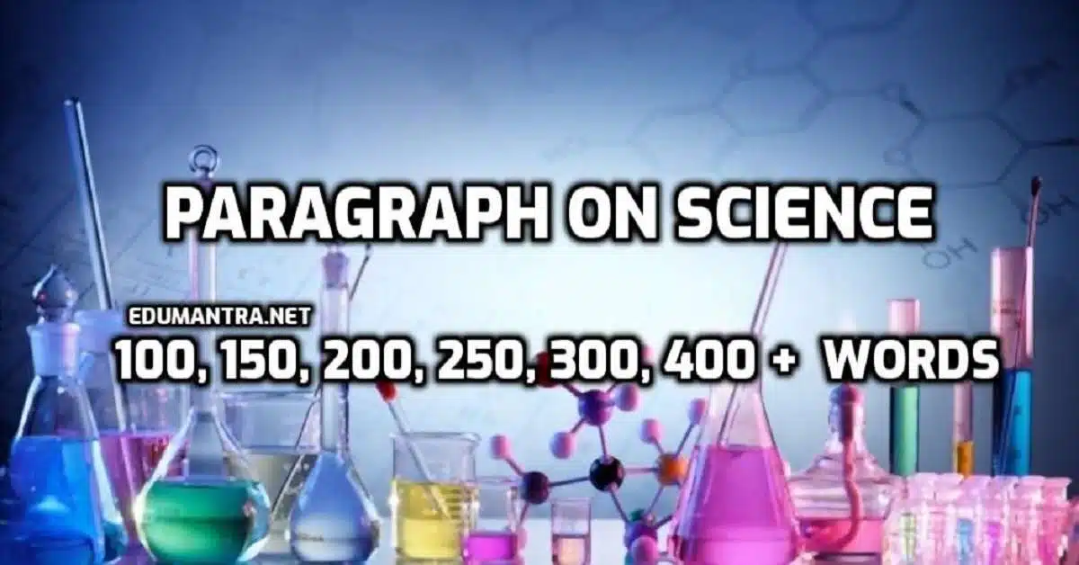 Paragraph on Science