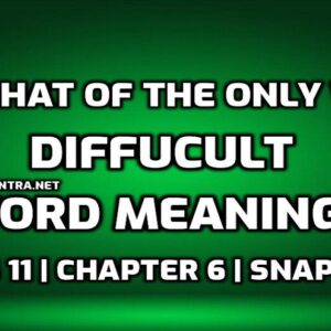 The Ghat of the Only World Difficult Words in English edumantra.net