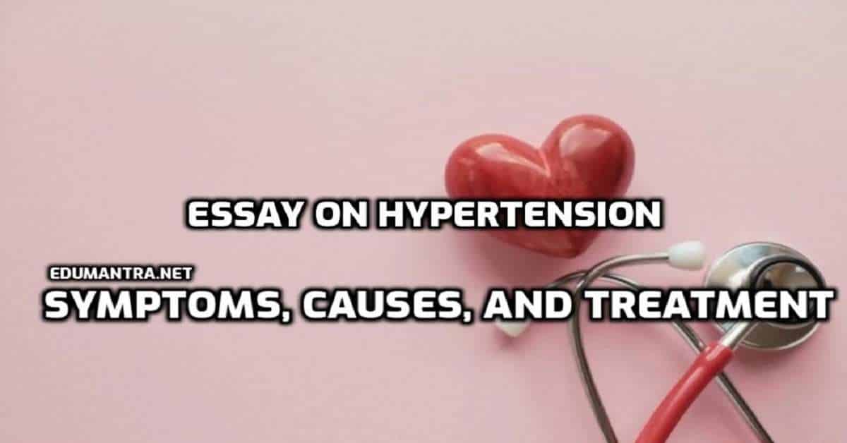 Free Essay on Hypertension edumantra.net