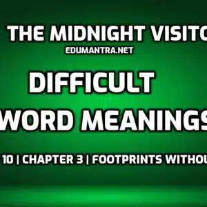 The Midnight Visitor Word Meaning edumantra.net