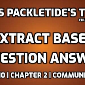Mrs Packletide's Tiger Extract-Based MCQ edumantra.net