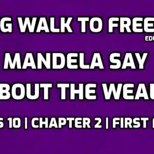 What did Mandela Say About the Wealth of his Country edumantra.net