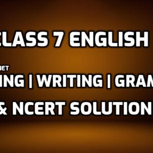 Class 7 English edumantra.net