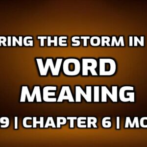 Hard Words : Weathering the Storm in Ersama Difficult Words in English