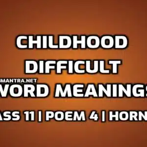 Childhood Word Meaning with Hindi edumantra.net