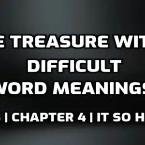 The Treasure Within Word Meaning with Hindi edumantra.net