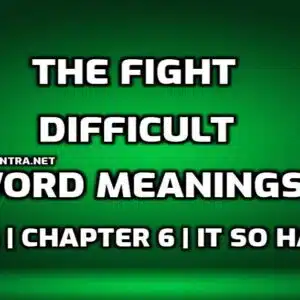 The fight Word Meaning with Hindi edumantra.net