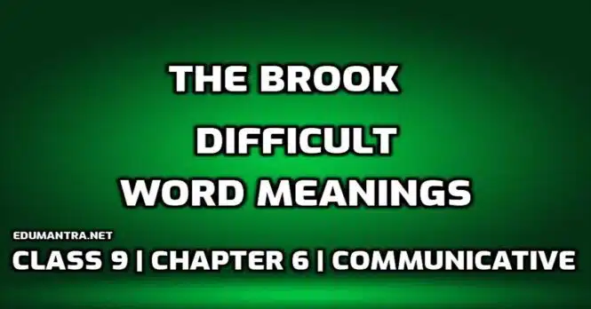 Hard Words  The Brook Difficult Words in English with Hindi Meaning edumantra.net