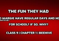 Did Margie have regular days and hours for school If so, why edumantra.net