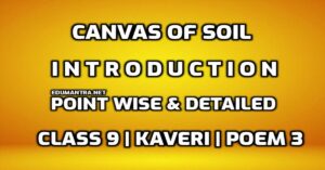 Canvas of Soil Introduction edumantra.net