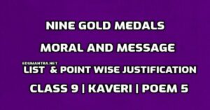 Home 3 Nine Gold Medals Moral and Message edumantra.net