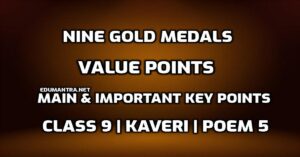 Nine Gold Medals Value Points edumantra.net