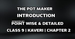 The Pot Maker Introduction edumantra.net