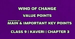 Wind of Change Value Points edumantra.net