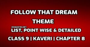 Follow That Dream Theme edumantra.net